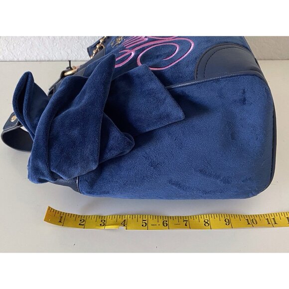 Juicy Couture The Key to Juicy Large Tote Handbag Regal Blue With Charm NEW - Picture 16 of 16